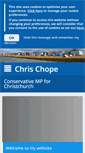 Mobile Screenshot of chrischope.com