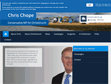 Tablet Screenshot of chrischope.com